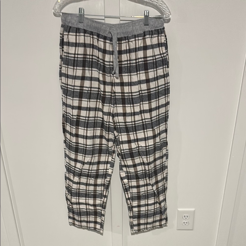 Men's Gray Plaid Pants